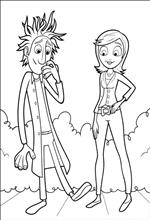 coloring page Cloudy with a Chance of Meatballs